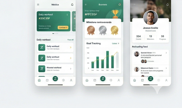 Captura complementar da interface mobile do Zenith