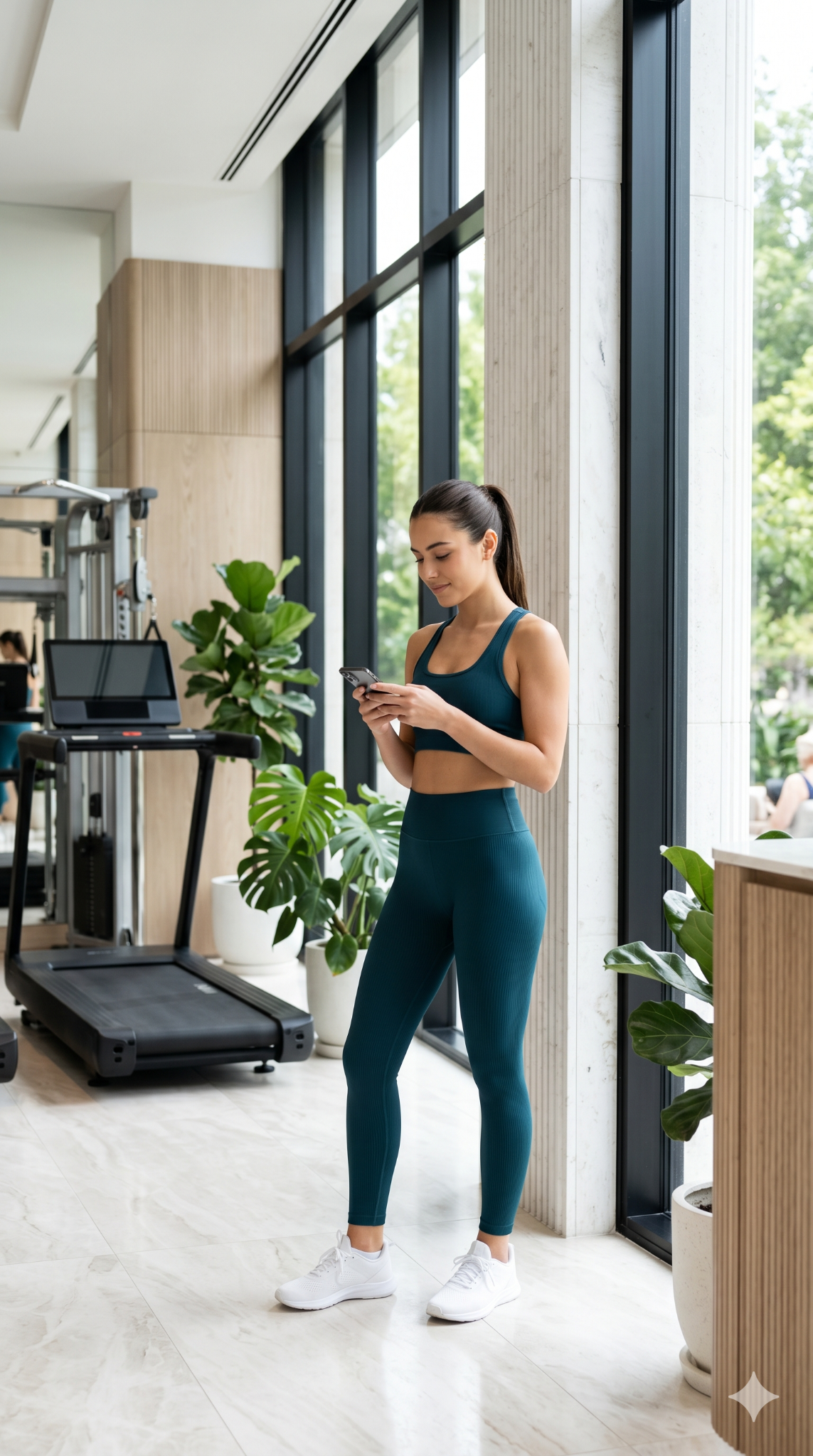 Recepção de academia premium usando o Zenith